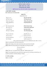 Đề ôn hè Văn 6 lên 7 có lời giải chi tiết - Đề 4
